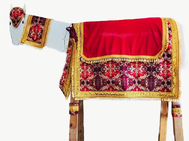 Red, Burgundy & Gold- Summer Costume
