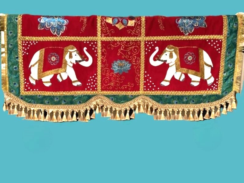 Elephant & Peacock Blanket