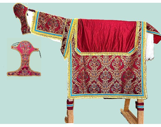 Burgundy & Gold w/Turquoise